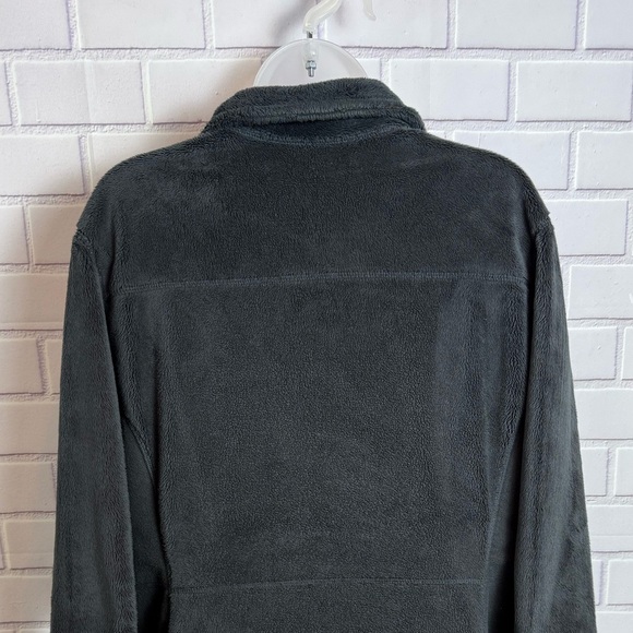 L.L. BEAN Cozy black Teddy Jacket with Plush Texture and Relaxed Fit/size L - Picture 12 of 12